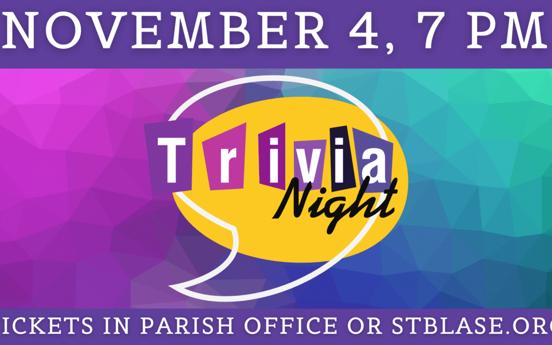 Trivia Night, November 4, 2023